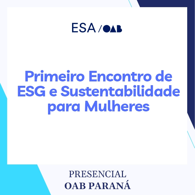 5888 1º ENCONTRO DE ESG E SUSTENTABILIDADE PARA MULHERES